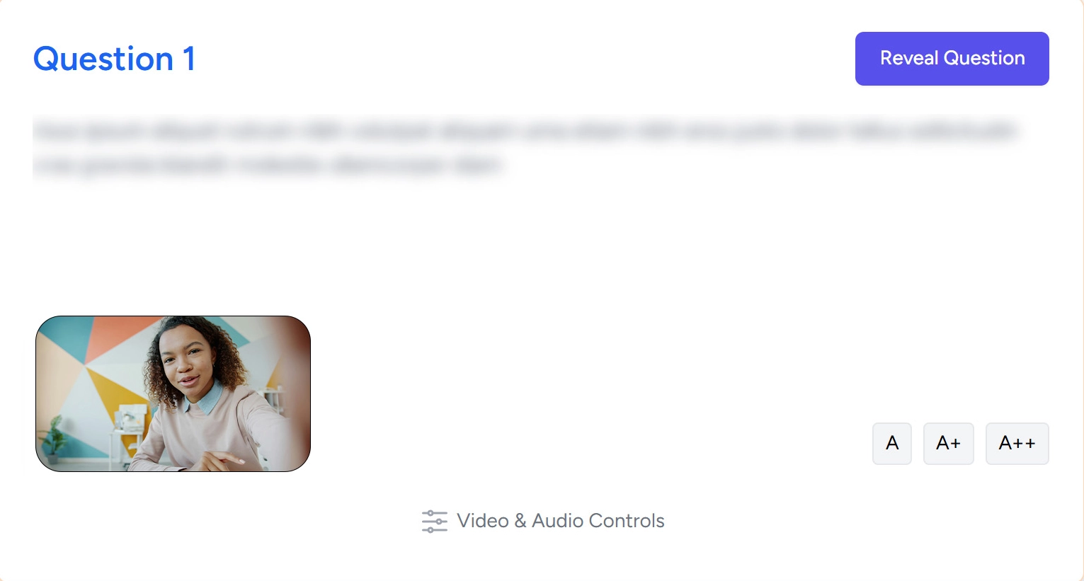 Student responding to Rhetorix Lab question on laptop